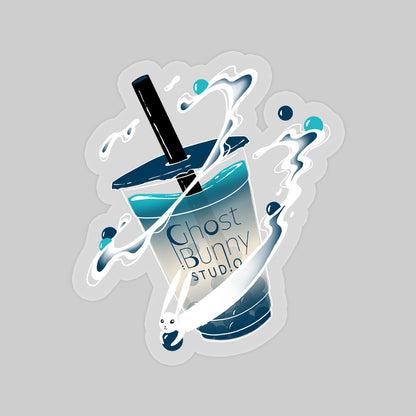 [Sticker] Bubble Tea - Aqua